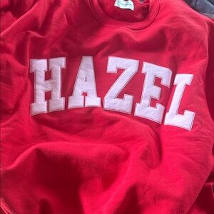 Red HAZEL Sweatshirt